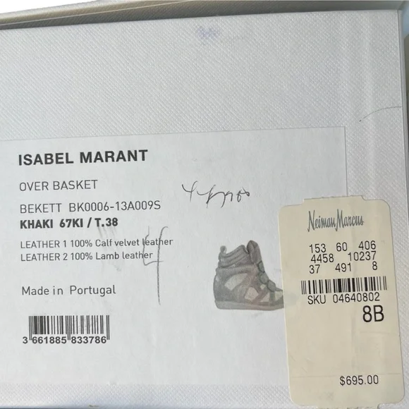 Isabel Marant high-top Bekett sneakers - Picture 8 of 8